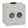 Imagem de Harmony XAP XB2 SL estacao de controlo vazia liga de zinco gris M20 2 furos 22mm 80 x 80 x 515 UL cULus