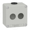 Imagem de Harmony XAP XB2 SL estacao de controlo vazia liga de zinco gris M20 2 furos 22mm 80 x 80 x 515 UL cULus