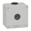 Imagem de Harmony XAP XB2 SL estacao de controlo vazia liga de zinco gris M20 1 furo 22mm 80 x 80 x 515 UL cULus