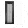 Imagem de Easy Rack 800mm/48U/1200mm com teto painel lateral rodas pes e 4 suportes sem fundo preto