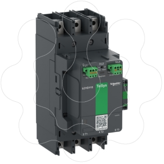 Imagem de Contactor TeSys LC1G 185A 440V 3P AC3 Avancado 48-130V bobina CA-CC