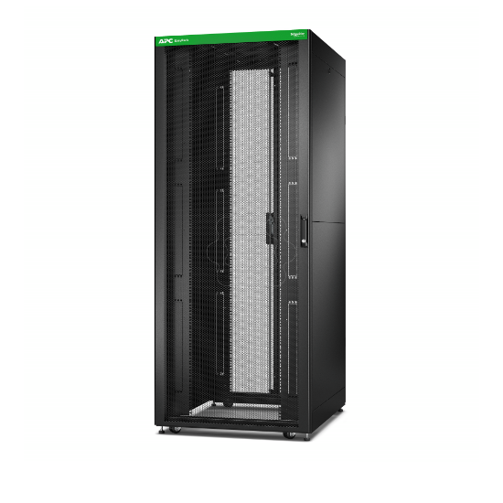Imagem de Easy Rack 800mm/42U/1000mm wcom teto painel lateral rodas pes e 4 suportes sem fundo preto