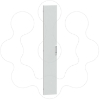 Imagem de Porta opaca PrismaSeT P IP30 L300