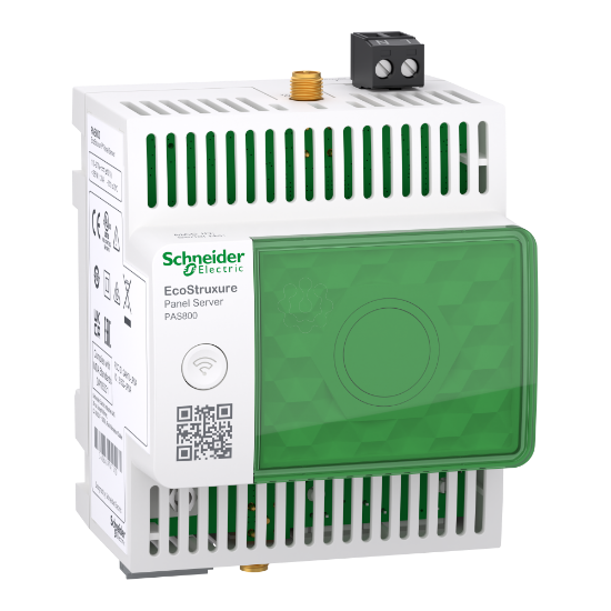 Imagem de EcoStruxure Panel Server Advanced, datalogger, concentrador sem fios e gateway Modbus a 230V CA