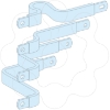 Imagem de Ligadores PrismaSeT P JdB a NSX250 Horizontal Fixo 4P