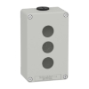 Imagem de Harmony XAP XB2 SL estacao de controlo vazia liga de zinco gris M20 3 furos 22mm 80 x 130 x 515 UL cULus