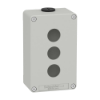 Imagem de Harmony XAP XB2 SL estacao de controlo vazia liga de zinco gris M20 3 furos 22mm 80 x 130 x 515 UL cULus