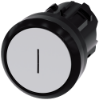 Imagem de Botao de pressao 22mm redondo plastico branco inscricao: I botao de pressao