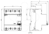 Imagem de Disjuntor de corrente de fuga, 4 polos, tipo CA, In: 125 A, 100 mA, Un CA: 400 V