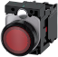 Mostrar detalhes para Botao de pressao iluminado 22mm redondo plastico vermelho 1NF 24V CA/CC Imagem de Botao de pressao iluminado 22mm redondo plastico vermelho 1NF 24V CA/CC