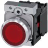 Imagem de Botao de pressao iluminado 22mm redondo metal alto brilho vermelho botao de pressao 1NF