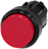 Imagem de Botao de pressao 22mm redondo plastico vermelho botao de comando