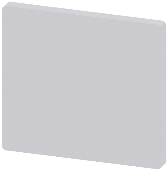 Imagem de Placa de identificacao branca sem inscricao para elementos de comutacao