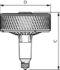 Imagem de TForce LED HPI UN 95W E40 840 WB