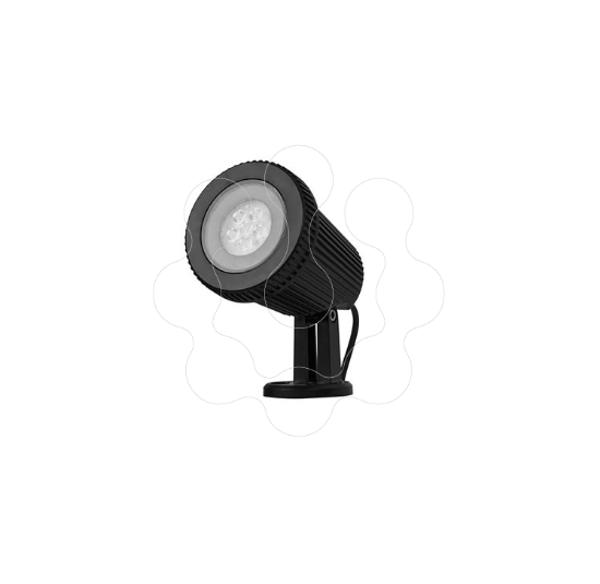 Imagem de Projetor IP65 Neo LED 6 Branco quente - 3000K ON-OFF Preto