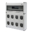 Mostrar detalhes para Quadro Q-DIN 20M 8 Bases 16/32A IP65 Imagem de Quadro Q-DIN 20M 8 Bases 16/32A IP65
