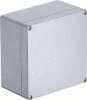 Imagem de Caixa de aluminio 160x160x91 AlG P cinzento prateado 7001