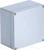 Imagem de Caixa de aluminio 160x160x91 AlG P cinzento prateado 7001