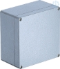 Imagem de Caixa de aluminio 160x160x91 AlG P cinzento prateado 7001