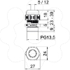 Imagem de Bucim PG13,5, PA, cinzento claro, 7035