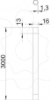Imagem de Tubo metalico com rosca M16 3000mm St PE50 preto 9005