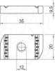 Imagem de Porca corrediça para perfil MS4121/4141 M12, St, ZL