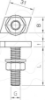 Imagem de Parafuso corrediço para perfil MS4022 M12x30mm, St, ZL