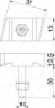 Imagem de Parafuso corrediço para perfil MS5030 M10x30mm, St, ZL