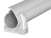 Imagem de Conjunto Quick Pipe Quick Pipe+Abracadeira Quick M20 PVC cinzento claro 7035
