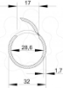 Imagem de Conjunto Quick Pipe Quick Pipe+Abracadeira Quick M32 PVC cinzento claro 7035