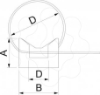 Imagem de Abraçadeira com fivela 7,5x180mm, PA, cinzento claro, 7035