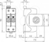 Imagem de Descarregador combinado V50 1 polo com NPE + sinal remoto 280V