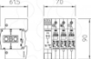 Imagem de Descarregador sobretensões V20 3 polos para fotovoltaico 1000V DC