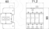 Imagem de Descarregador sobretensões V10 versão 3+1 com sinal remoto 280V