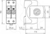 Imagem de Descarregador sobretensões V20 1 polo com NPE 280V