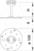 Imagem de Abraçadeira de telhado para coberturas planas 60mm, St, FT