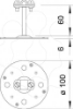 Imagem de Abraçadeira de telhado para coberturas planas 60mm, St, FT