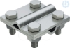 Imagem de Cruzeta cabo/cabo sem placa intermedia 60x60 A4 1.4571/1.4404