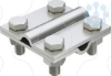 Imagem de Cruzeta cabo/cabo sem placa intermedia 60x60 A4 1.4571/1.4404