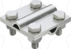 Imagem de Cruzeta cabo/cabo sem placa intermedia 60x60 A4 1.4571/1.4404