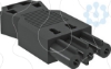 Imagem de Tomada de corrente de 3 polos Ligacao de parafuso preto