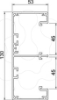 Imagem de Calha técnica Rapid 45, 2 vias, alumínio 53x130x2000, Alu, branco puro, 9010