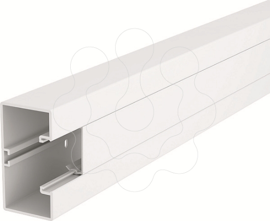 Imagem de Calha técnica Rapid 45, 1 via 53x100x2000, PVC, branco puro, 9010