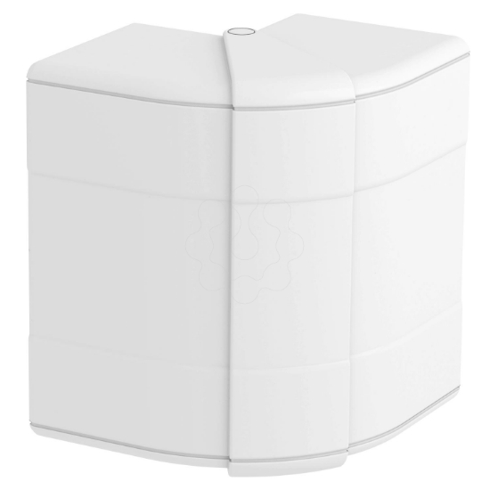 Imagem de Ângulo externo variável 110x88x88, PC/ABS, branco puro, 9010