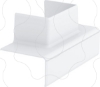 Imagem de Derivacao em T 100 e 165 para WDK 40060 120x62x56 PC/ABS branco puro 9010
