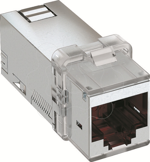 Imagem de Conector RJ45 CAT 6A blindado, cinzento