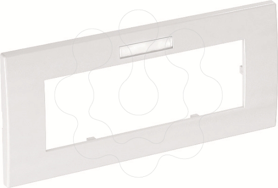 Imagem de Espelho Modul 45, triplo 84x185mm, PC, branco puro, 9010