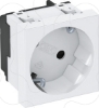 Imagem de Tomada 33° simples Alveolos protegidos 250V 10/16A PC branco puro 9010