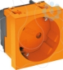 Imagem de Tomada 33° simples Alveolos protegidos 250V 10/16A PC cor de laranja 2004