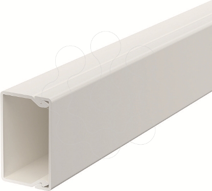 Mostrar detalhes para Moldura com base perfurada 25x40x2000 PVC branco puro 9010 Imagem de Moldura com base perfurada 25x40x2000 PVC branco puro 9010